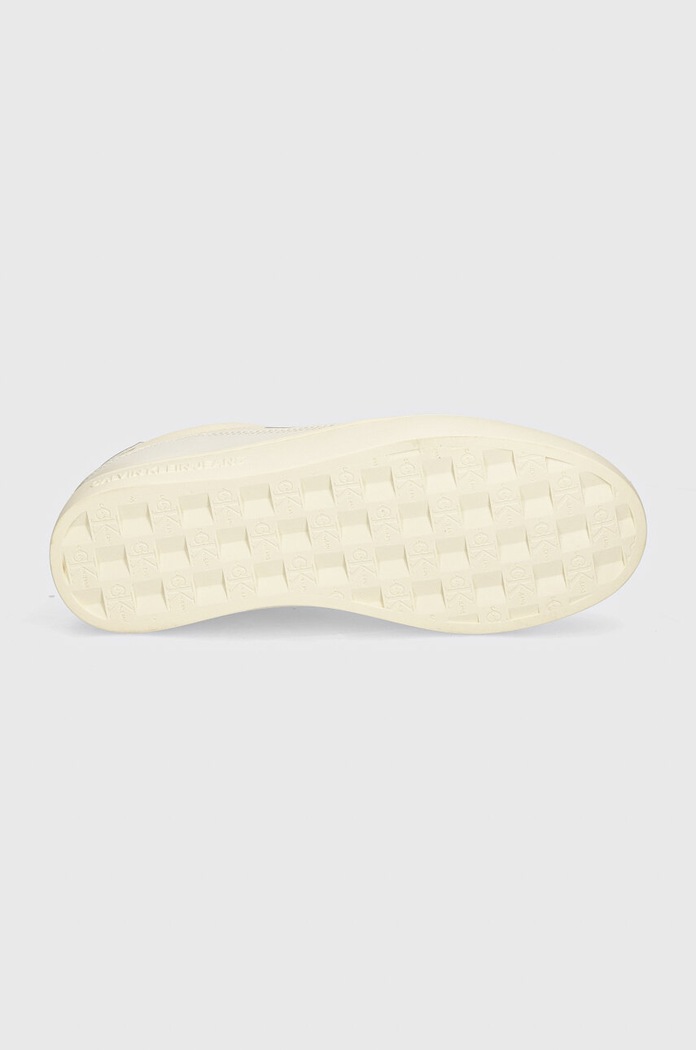Sneakers boty Calvin Klein Jeans CLASSIC CUPSOLE LOW LACE LTH ML YW0YW01527 béžová