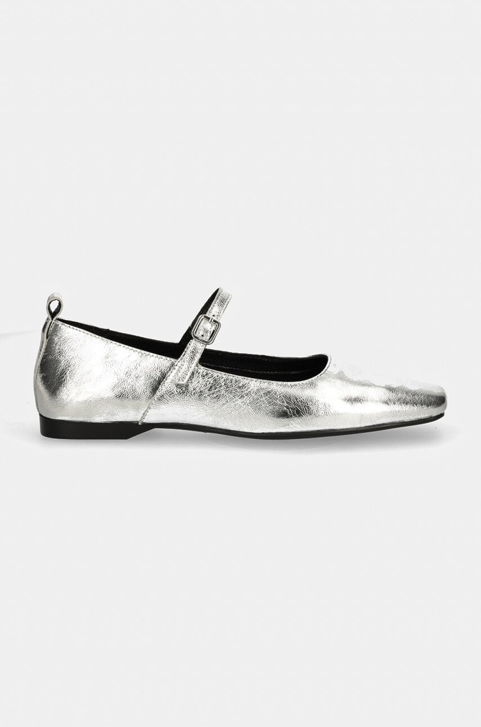 Δερμάτινες μπαλαρίνες Vagabond Shoemakers DELIA 5307.483.79 ασημί AW24