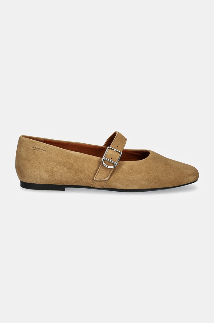 Balerinke iz semiša Vagabond Shoemakers JOLIN 5608.040.28 bež AW25