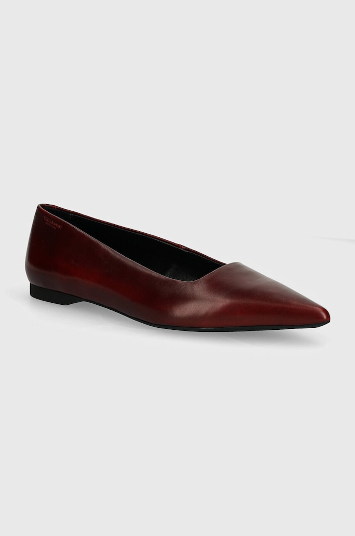 Kožené balerínky Vagabond Shoemakers HERMINE burgundské 5733.018.47