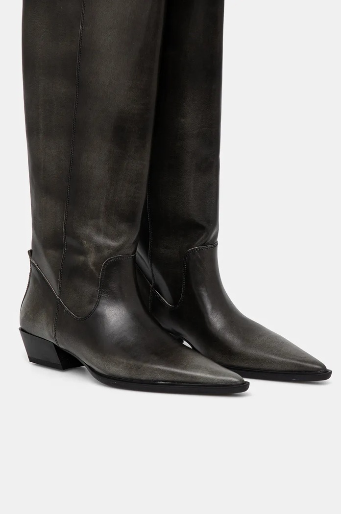 Obuv Kožené kovbojské topánky Vagabond Shoemakers CASSIE 5750.218.17 čierna