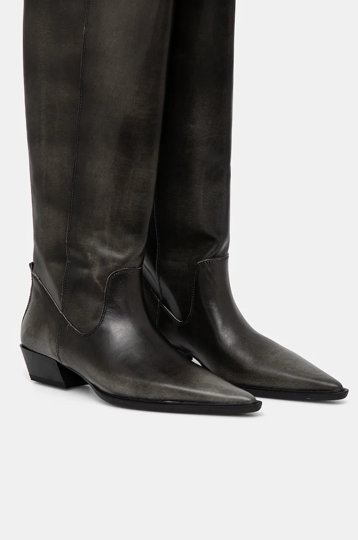 Obuv Kožené kovbojské topánky Vagabond Shoemakers CASSIE 5750.218.17 čierna