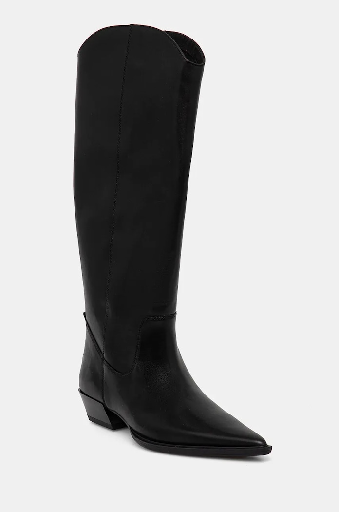 Vagabond Shoemakers kozaki skórzane CASSIE słupek czarny 5850.101.20