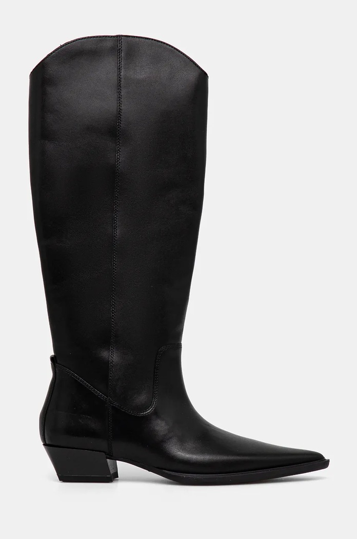 Vagabond Shoemakers kozaki skórzane CASSIE 5850.101.20 czarny AW24