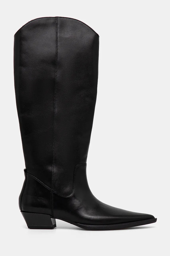 Vagabond Shoemakers kozaki skórzane CASSIE 5850.101.20 czarny AW24