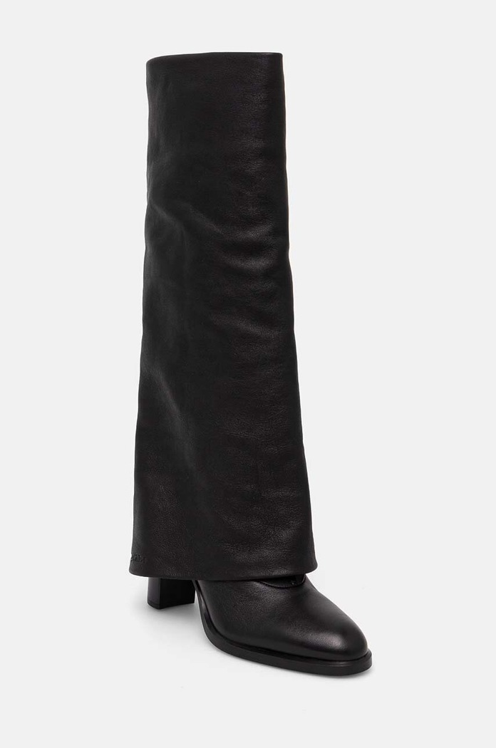 Kožené čižmy See by Chloé Melia SB43061A.999 čierna AW24