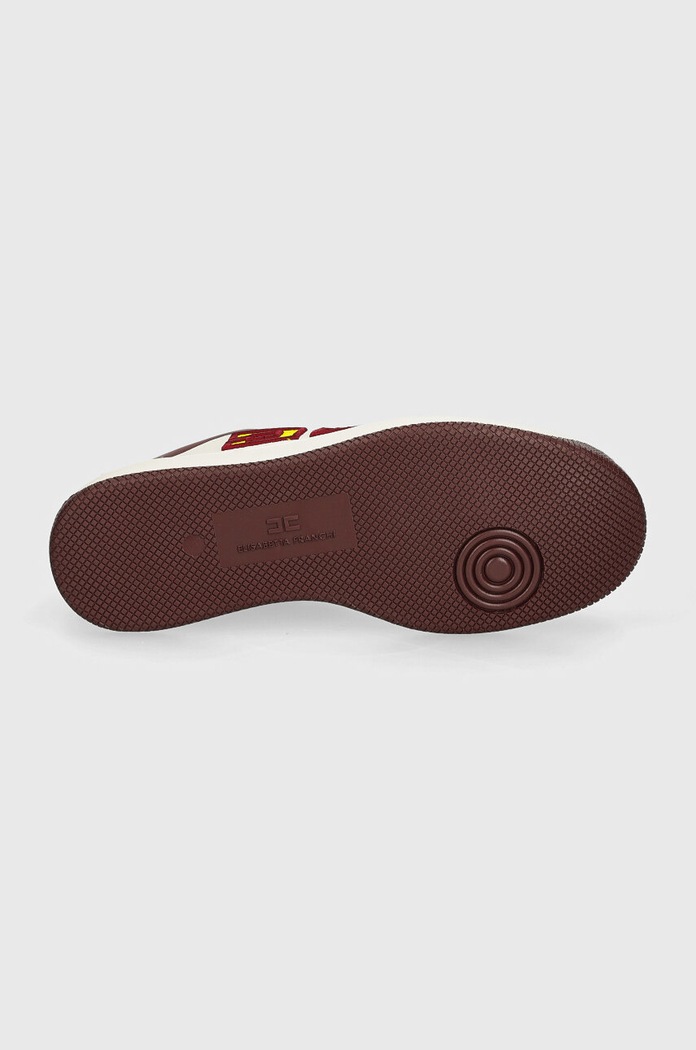 Kožne tenisice Elisabetta Franchi SA40G46E2.CT2 bordo