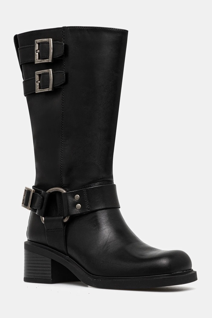 Kožne čizme Vagabond Shoemakers DANIELLA zrnata koža crna 5820.101.20