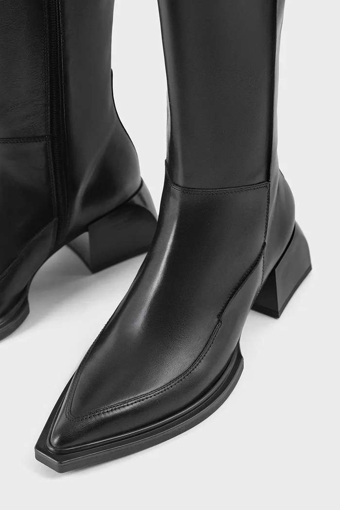 Vagabond Shoemakers kozaki skórzane VIVIAN czarny 5853.001.20
