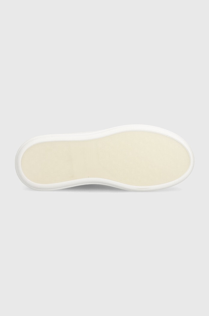 Calvin Klein sneakersy skórzane CUPSOLE LACE UP LTH HW0HW02085 czarny
