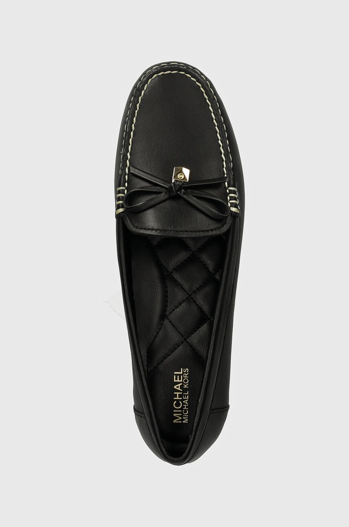 Δερμάτινα μοκασίνια MICHAEL Michael Kors Juliette μαύρο 40T4JTFR1L.001