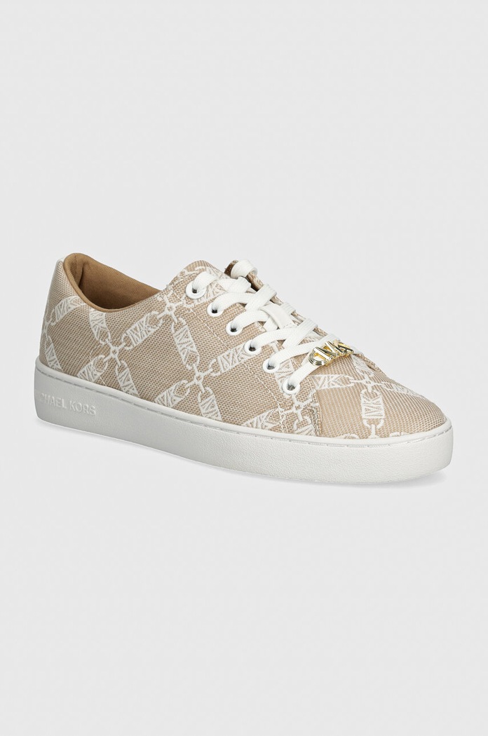 MICHAEL Michael Kors sneakersy Keaton płaska beżowy 43R4KTFS1Y.222
