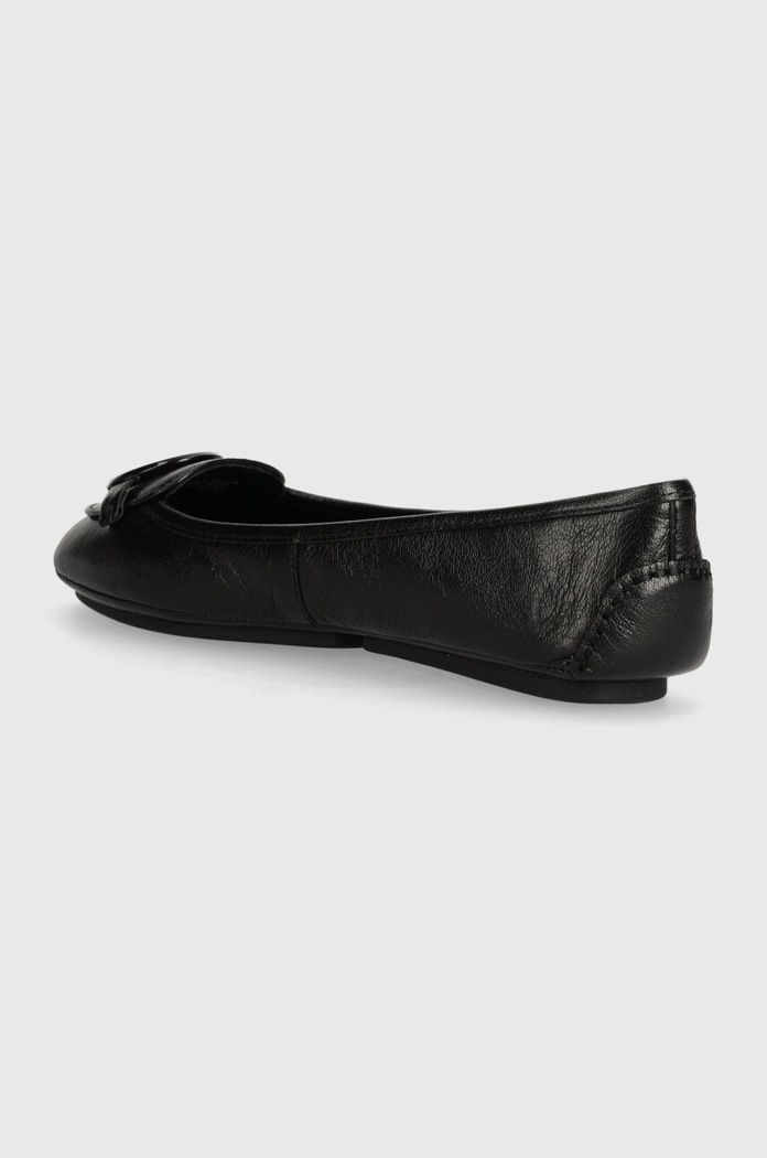 Obuwie MICHAEL Michael Kors baleriny skórzane Lillie 40R9LIFP4L.001 czarny