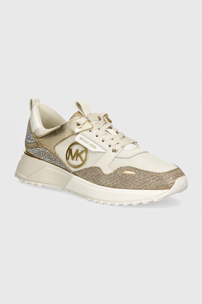 MICHAEL Michael Kors sneakersy Theo imitacja skóry licowej złoty 43F2THFS3D.740
