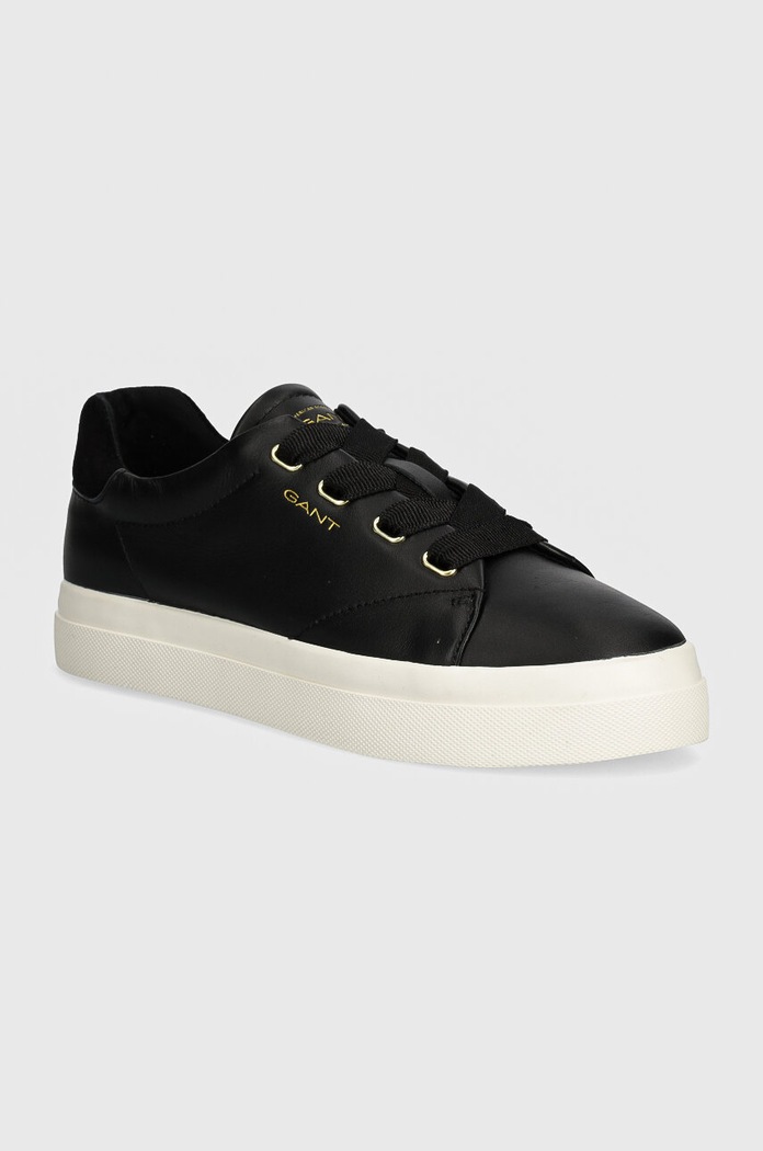 Δερμάτινα sneakers Gant Avona δέρμα σαμουά μαύρο 29531569.G00