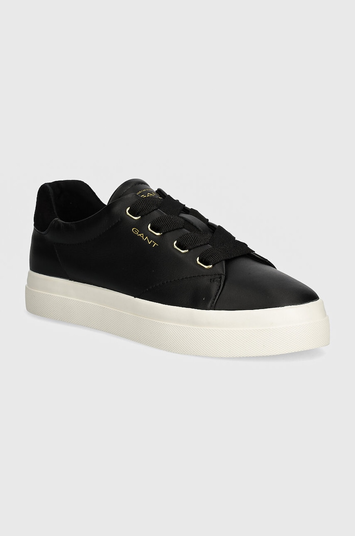 Δερμάτινα sneakers Gant Avona δέρμα σαμουά μαύρο 29531569.G00