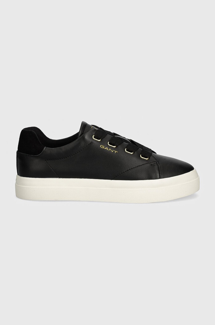 Δερμάτινα sneakers Gant Avona 29531569.G00 μαύρο AW24