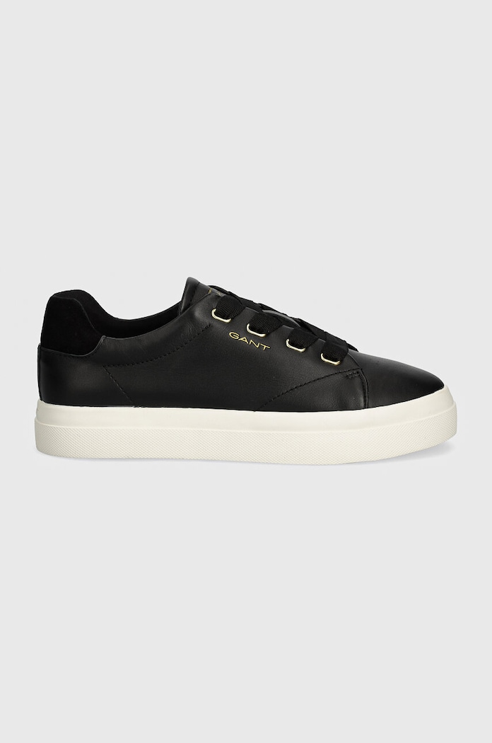 Δερμάτινα sneakers Gant Avona 29531569.G00 μαύρο AW24