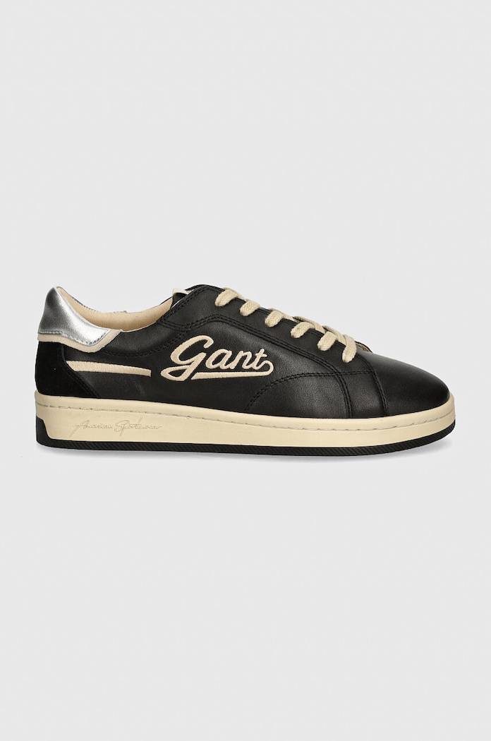 Gant sneakersy skórzane PREPLA 29531650.G00 czarny NC24