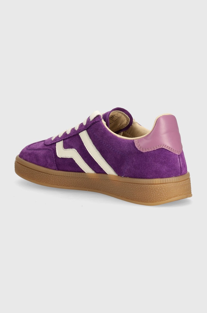 Obuwie Gant sneakersy skórzane Cuzima 29531693.G507 fioletowy