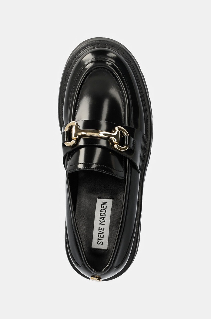 Steve Madden mocasini de piele Occupy negru SM11003276.05O