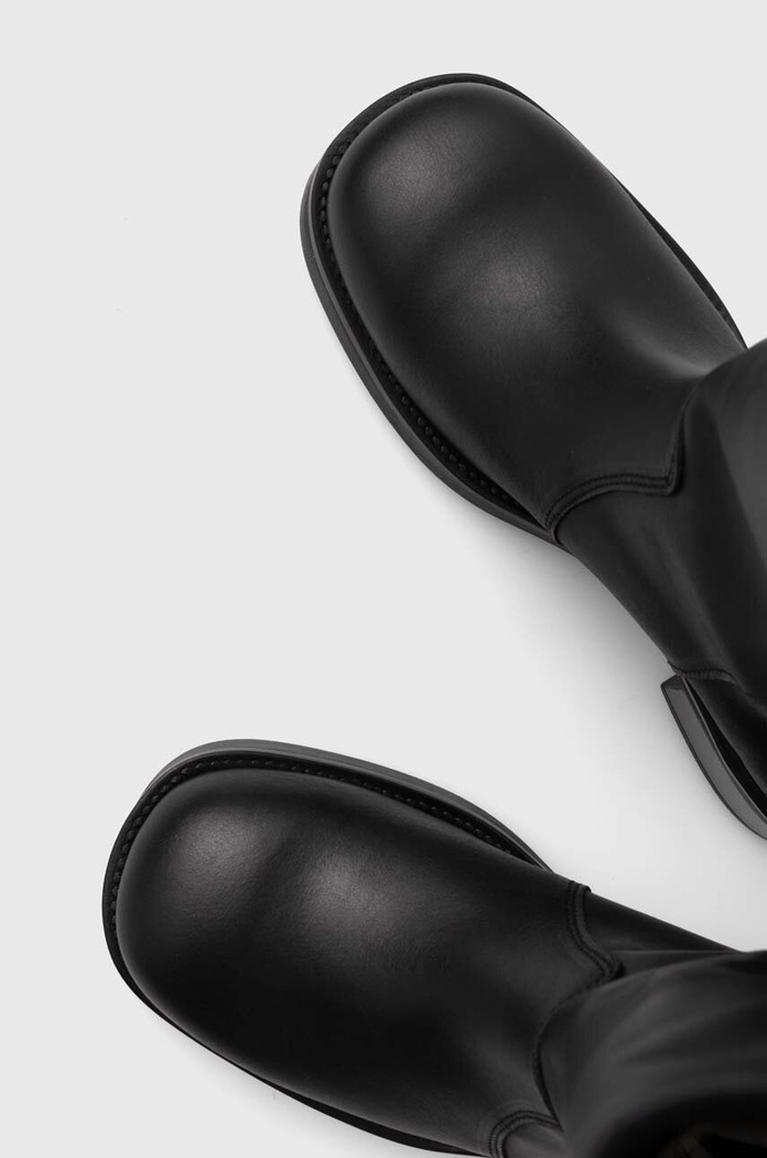 Kožené čižmy Steve Madden Bonna čierna SM11003091.017