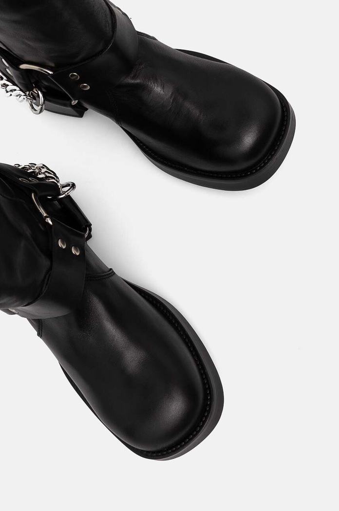 Δερμάτινες μπότες Steve Madden Beau-C SM11003094.017 μαύρο