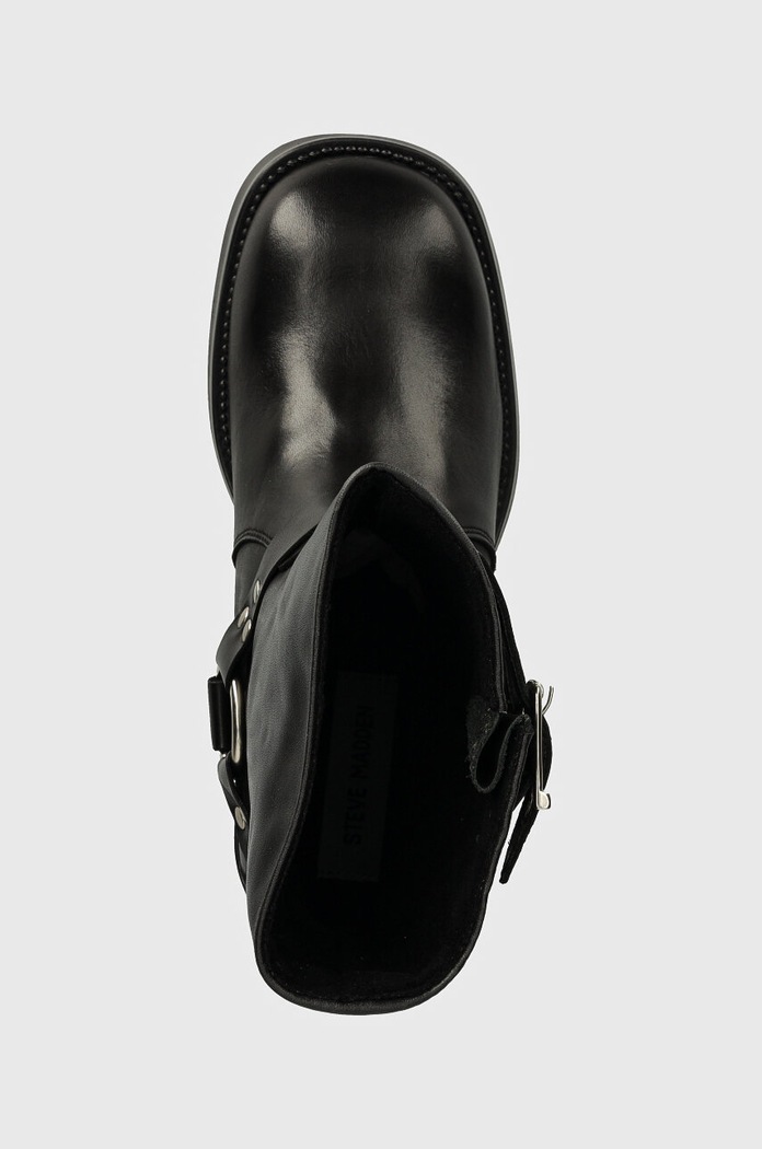 Kožené členkové topánky Steve Madden Becase čierna SM11003095.017