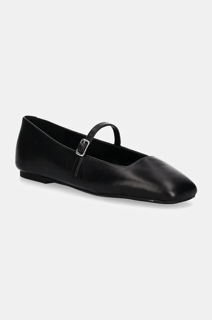 Steve Madden baleriny skórzane Ezri czarny SM11003246.017