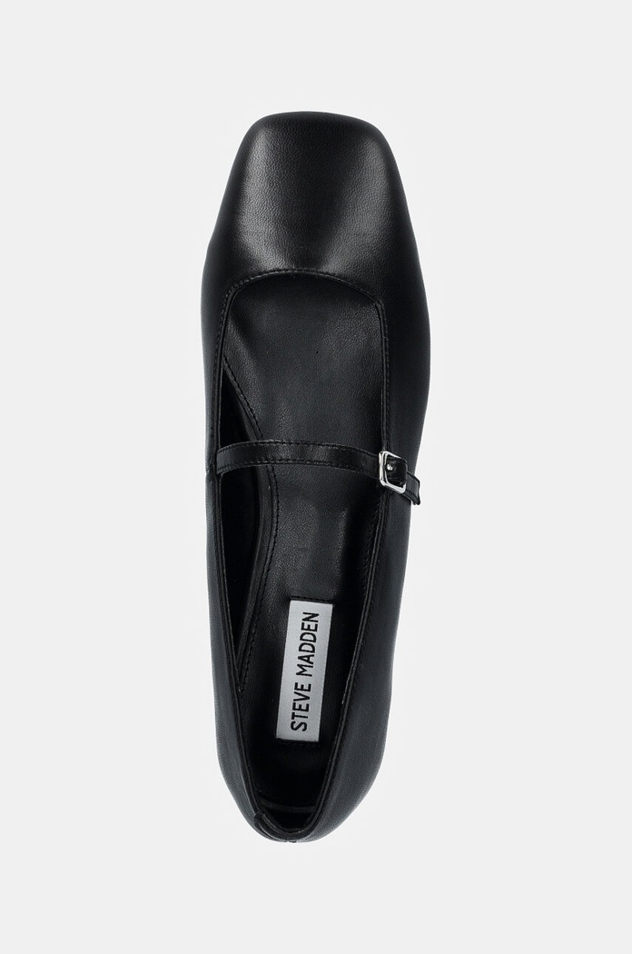 Steve Madden baleriny skórzane Ezri czarny SM11003246.017