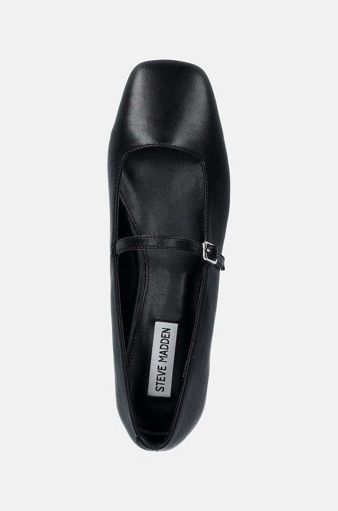 Steve Madden baleriny skórzane Ezri czarny SM11003246.017