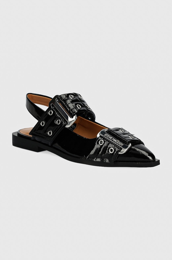 Baleríny Steve Madden Grand Ave otvorená päta čierna SM11003257.018