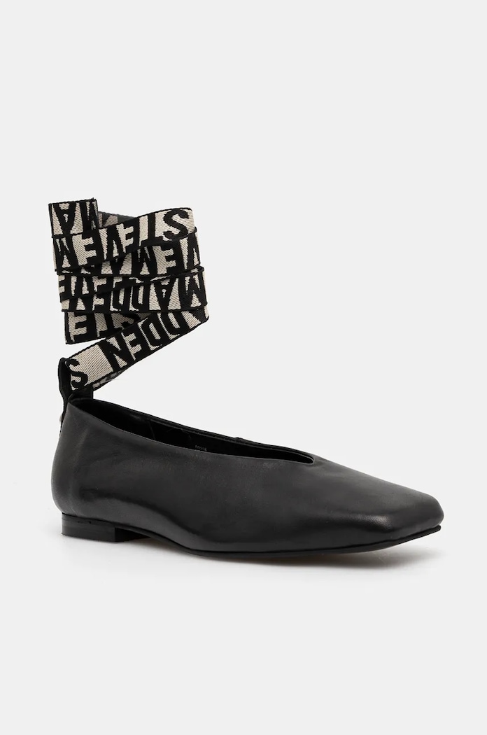 Usnjene balerinke Steve Madden Fosse črna SM11003263.017