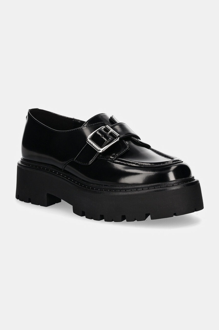 Steve Madden mocasini de piele Outlined piele patentata negru SM11003285.05O