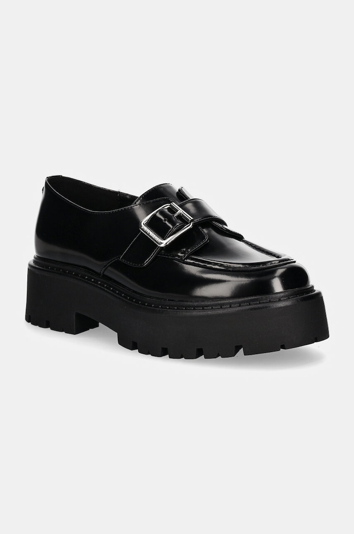Steve Madden mocasini de piele Outlined piele patentata negru SM11003285.05O