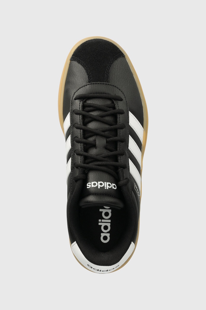 Kožené tenisky adidas Vl Court Bold čierna IH3081