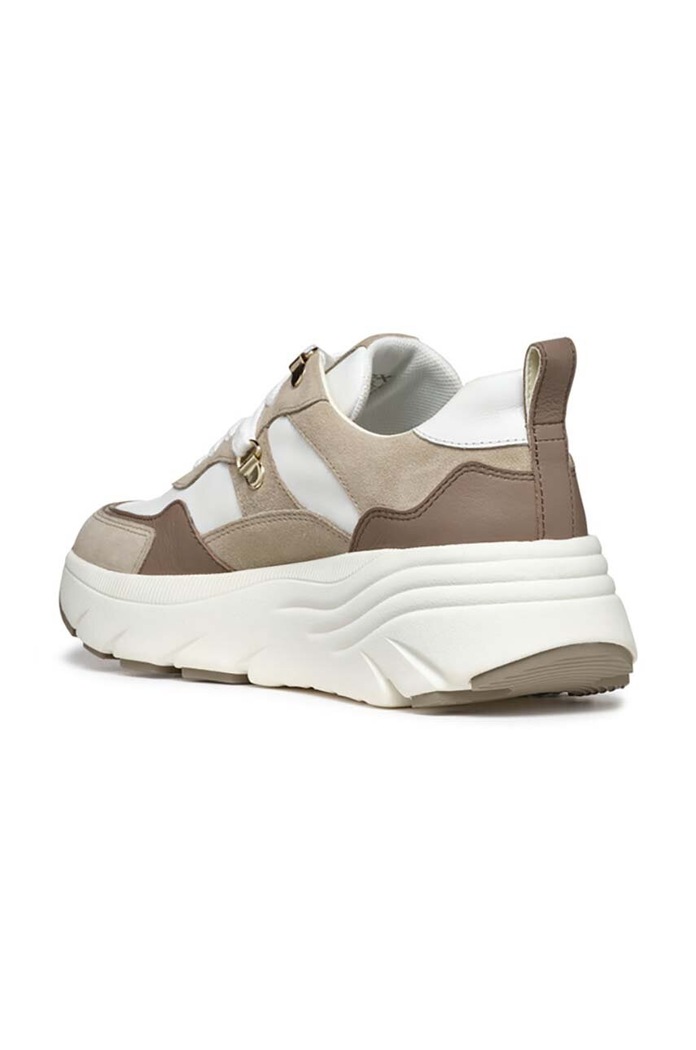 Geox sneakers in pelle D DIAMANTA beige D36UFE.08522.C0118
