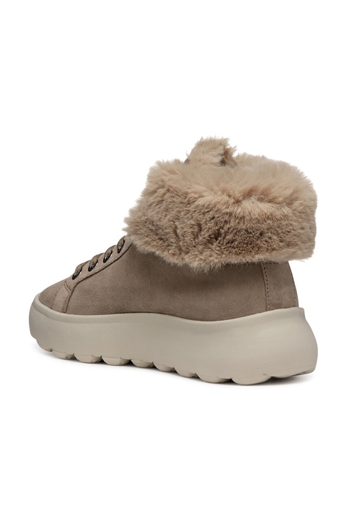 Geox sneakersy zamszowe D SPHERICA EC4.1 beżowy D46TCA.022BH.C6029
