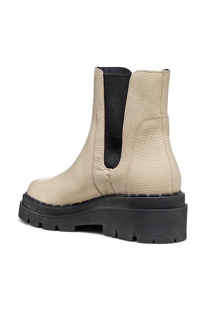Geox cizme de piele D FELLENY bej D46XEC.046NH.C6182