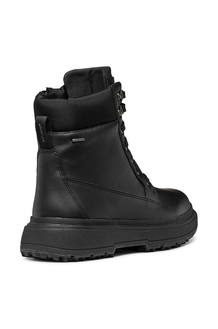Scarpe Geox stivaletti alla caviglia in pelle D LAMIDIE + GRIP ABX D46XMB.08511.C9999 nero