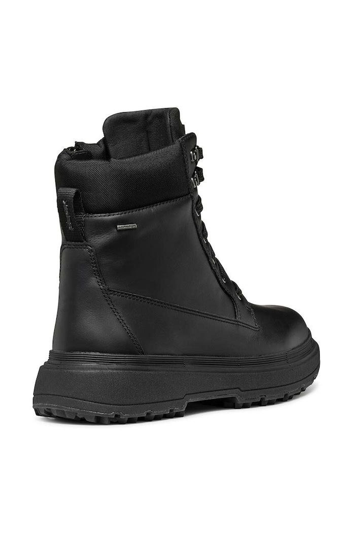 Scarpe Geox stivaletti alla caviglia in pelle D LAMIDIE + GRIP ABX D46XMB.08511.C9999 nero