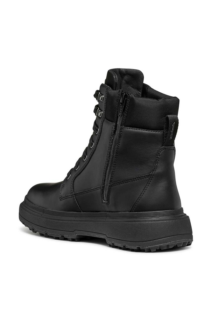 Geox stivaletti alla caviglia in pelle D LAMIDIE + GRIP ABX nero D46XMB.08511.C9999