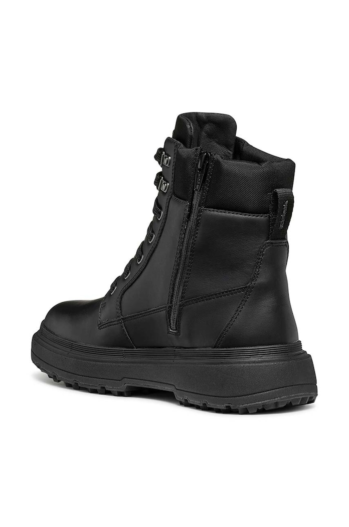 Geox stivaletti alla caviglia in pelle D LAMIDIE + GRIP ABX nero D46XMB.08511.C9999