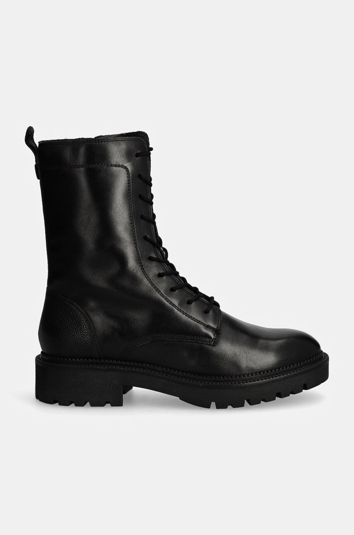 Kožené kotníkové boty Gant Kelliin 29541779.G00 černá AW24