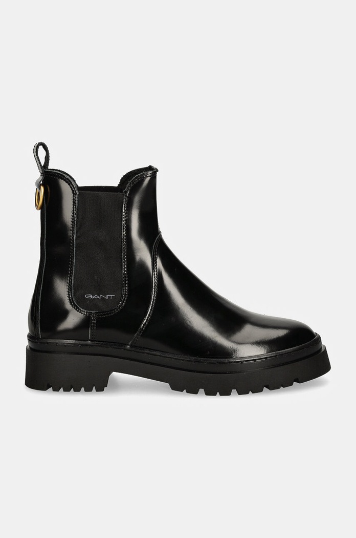 Gant sztyblety skórzane Aligrey 29551762.G00 czarny AW24