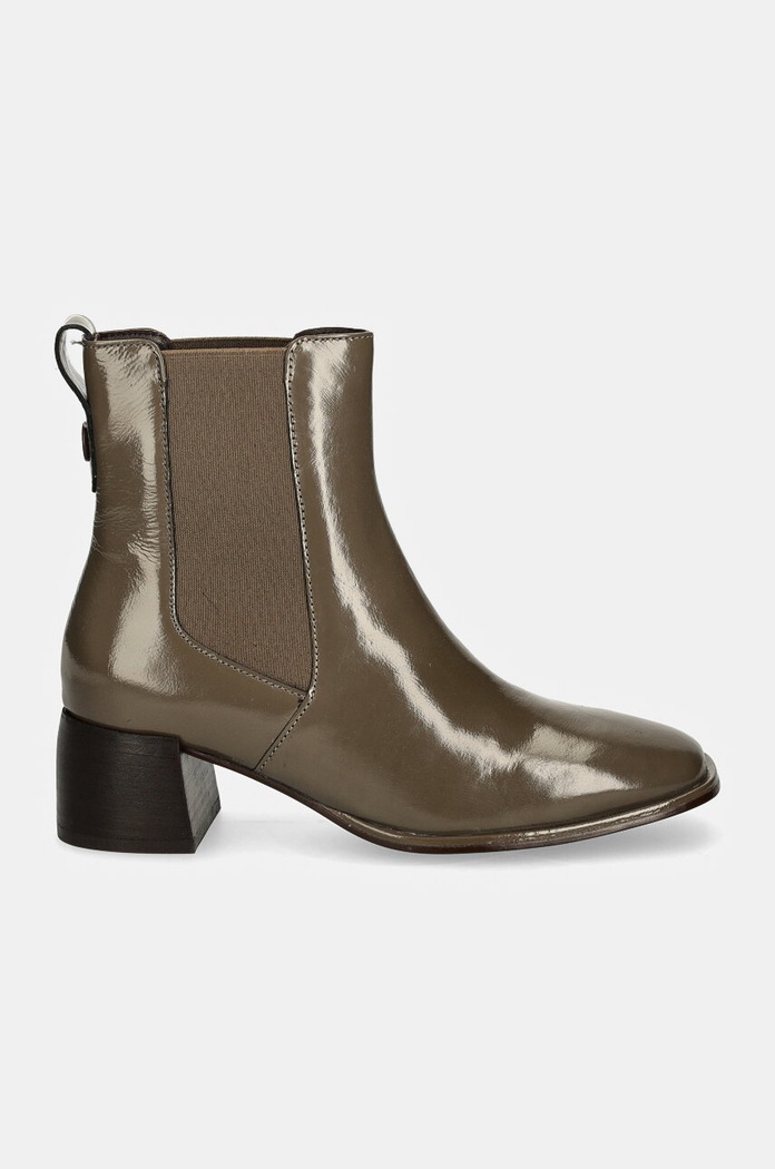 Kožené kotníkové boty Gant Gwenety 29551776.G135 zelená AW24