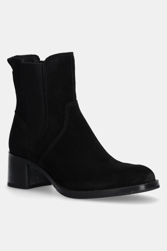 Gant sztyblety zamszowe Workdale słupek czarny 29553797.G00