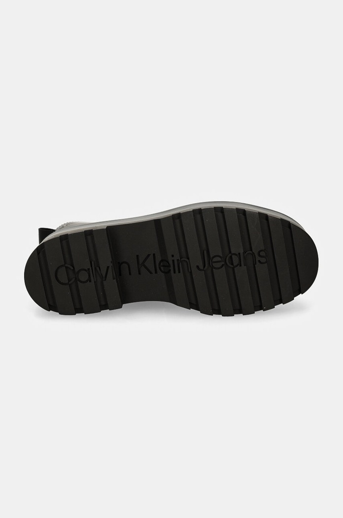 Кубинки Calvin Klein Jeans FLATFORM HIGH LACE UP MG DL YW0YW01535 черен
