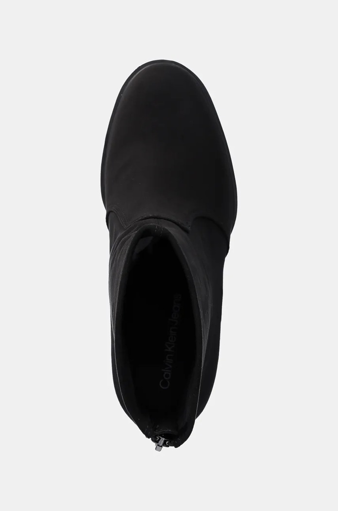 Μποτάκια Calvin Klein Jeans HEEL PLATFORM ZIP BOOT SS μαύρο YW0YW01601