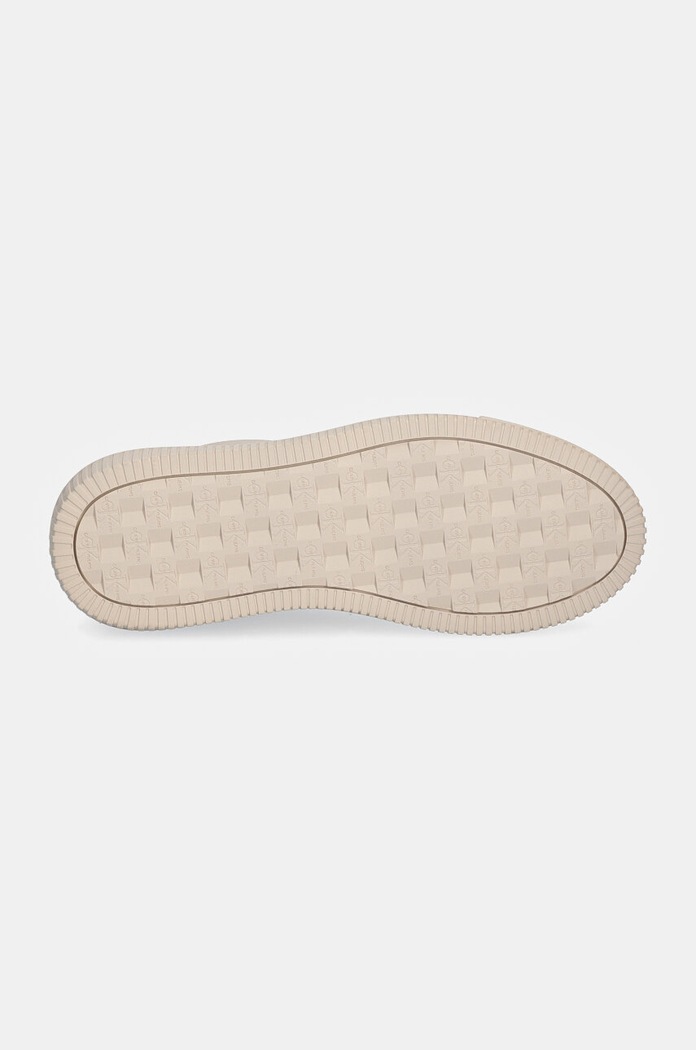 Calvin Klein Jeans sneakersy skórzane CHUNKY CUPSOLE LTH MG LTH YW0YW01614 beżowy